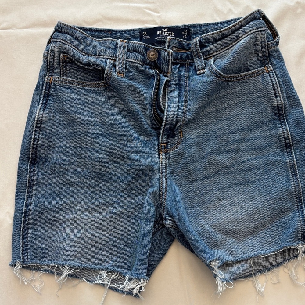 Hollister Blue Denim Jean Shorts